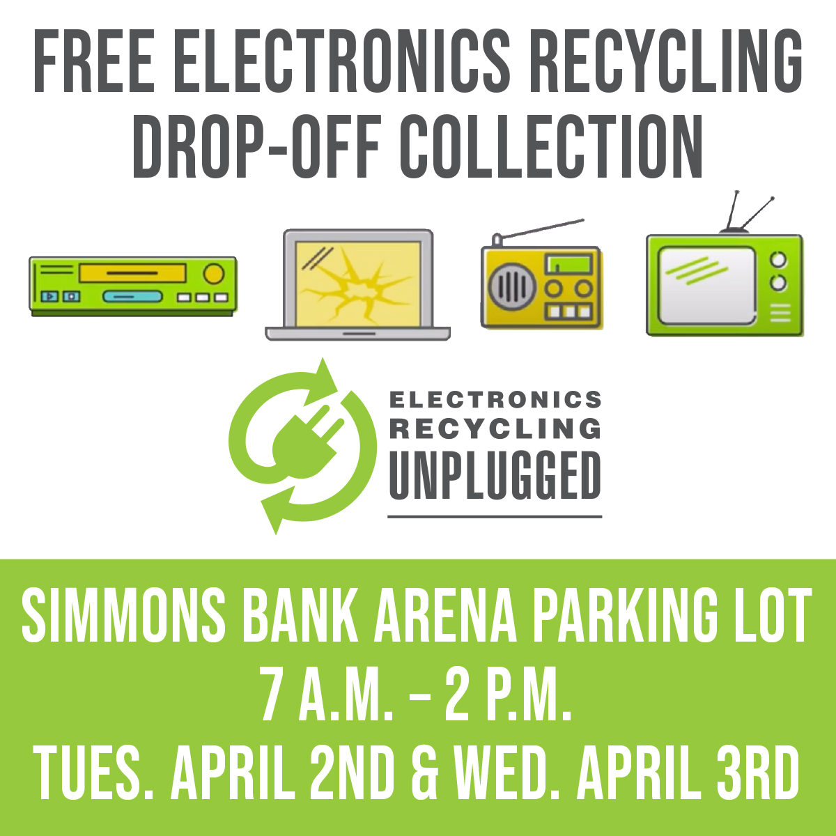 Get Ready For Our Free Electronics Recycling Drop-Off Event